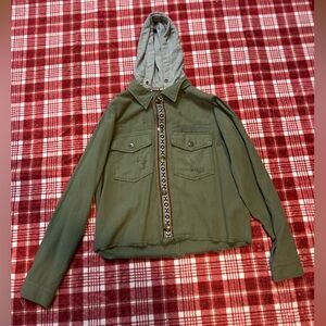 Free People Weekend Wanderer Distressed Jacket